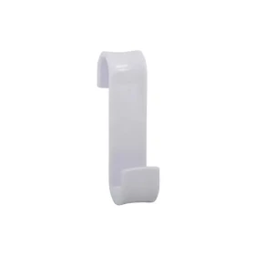 MSV závěsný háček na sprchovou zástěnu bílý / plast (3700703954187)