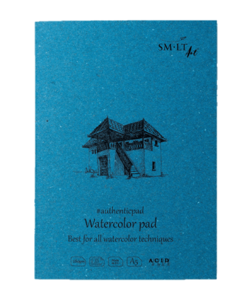 SM.LT Watercolor Pad A5 280g 20 listů lepený