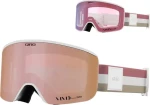 GIRO Lyžařské brýle Ella LX Stripe / Skla VIVID Rose Gold S3 a VIVID Infrared S1 (GR-7162182)