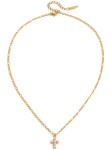 ELENYS Cross – pozlacený náhrdelník 18K žluté zlato Délka náhrdelníku: 40+5 cm / max. 45 cm