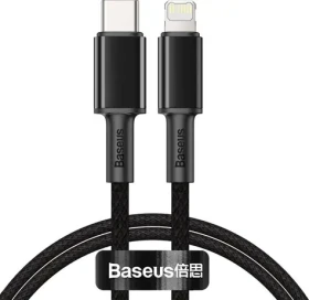 Baseus CATLGD-A01 Kabel USB-C (M) - Lightning (M) 2 m černá / 20W (CATLGD-A01)