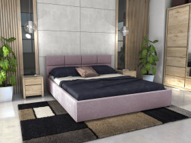 FRONTI Postel LIDIA 140x200 růžová