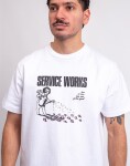 Tričko Service Works Garden Tee WHITE