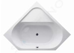 DURAVIT - D-Code Vana rohová 1400x1400 mm, bílá 700137000000000