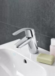 GROHE - Eurosmart Páková umyvadlová baterie S, s výpustí, chrom 33265002