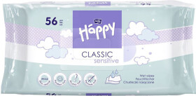 BELLA HAPPY Classic sensitive vlhčené ubrousky 56 ks