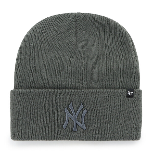 47 Brand Pánská zimní čepice New York Yankees MLB Haymaker ’47 CUFF KNIT Charcoal