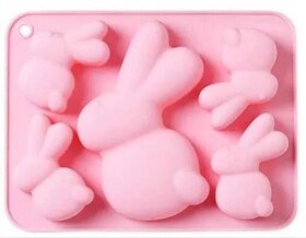 Dortisimo Silikonová forma na pečení Zajíčci 21 x 16 cm