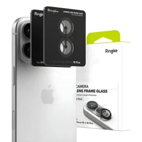 Ringke Camera Frame Protector 2-pack černá / Ochranné sklo fotoaparátu / Apple iPhone 16, 16 Plus