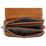 Trendy dámská crossbody kabelka Santiana Lea, hnědá