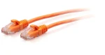 C2G C2G30174 oranžová / Patch kabel / Cat6a / UTP / Slim / 0,3 m (C2G30174)