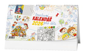 Stolní kalendář 2026 Baloušek - Kreativní kalendář pro děti