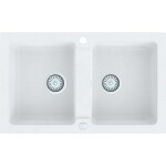 Dřez Granitový 2k 780x475 Bílá