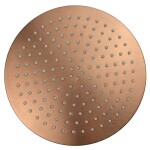 REA - Kulatá dešťová sprcha JS-P014BRG 30cm Brush Copper REA-P8605
