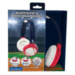 Lexibook 2v1 bluetooth skládací sluchátka Baseball s limitem hlasitosti - Alltoys Lexibook