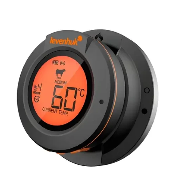 Levenhuk Wezzer Grill BT40 / Grilovací teploměr / Bluetooth / do víka grilu / aplikace ToGrill (86333)
