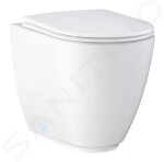 GROHE - Essence Stojící WC, rimless, PureGuard, alpská bílá 3957300H