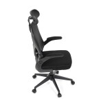 Kancelářská židle, houpací mechanismus, černá, KA-K2021 BK