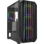 Sharkoon AK5M RGB černá / ATX / 2x USB 3.2 / 1x USB-C / 4x 120mm / bez zdroje / průhledná bočnice (4044951041671)