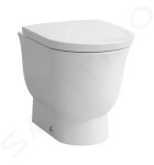 Laufen - The New Classic Stojící WC, zadní/spodní odpad, Rimless, matná bílá H8238517570001