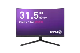 31.5" TERRA 3285W HA černá / Monitor / VA / QHD / 180Hz / Zakřivený / HDMI/DP/USB-C (3030245)