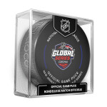 Inglasco / Sherwood Puk NHL Global Series 2024 Czechia Buffalo Sabres vs New Jersey Devils Official Game Puck