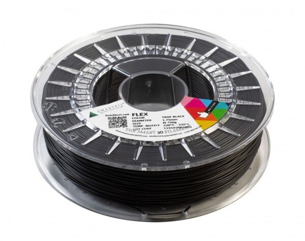 FLEX filament černý 1,75 mm 750 g Smartfil 98A