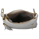 Trendy dámská koženková crossbody kabelka LB Marry, béžová