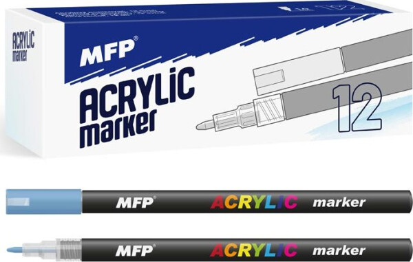 Akrylový popisovač 1 mm - tyrkysový