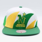 Mitchell & Ness Pánská kšiltovka Minnesota North Stars NHL Sharktooth 2-Tone Snapback