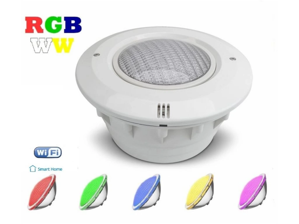 LED světlo do bazénu LED-STAR SET 30W, 12V, 1430 lm, RGBWW barevné - WiFi, externí