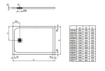 IDEAL STANDARD - Ultra Flat S Sprchová vanička 140x70 cm, písková K8234FT