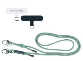 Mobile Origin Lanyard rope 6 mm šňůrka olivově zelená / 82 - 163cm (LYR-UNI-GRN)