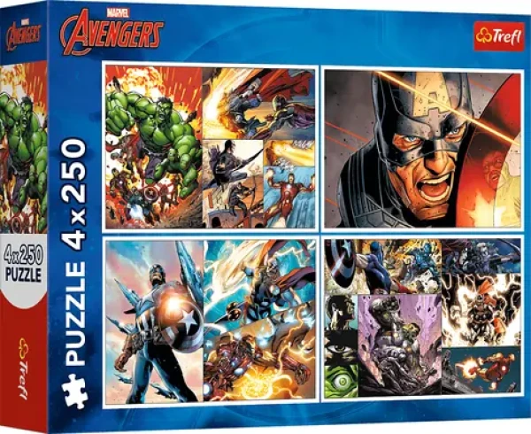 Trefl - Puzzle - Avengers: Heroické dny