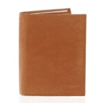 Pánská stylová peněženka ROGER, koňaková matná