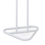 Němý sluha, výška 108 cm, kovová konstrukce, bílý matný lak, nosnost 4 kg