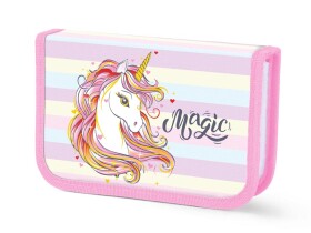 Školní penál jednopatrový, 2 chlopně, nevybavený MFP - Unicorn