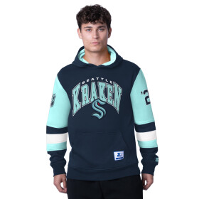 Starter Pánská Mikina Seattle Kraken END ZONE Fleece Hoodie Velikost: