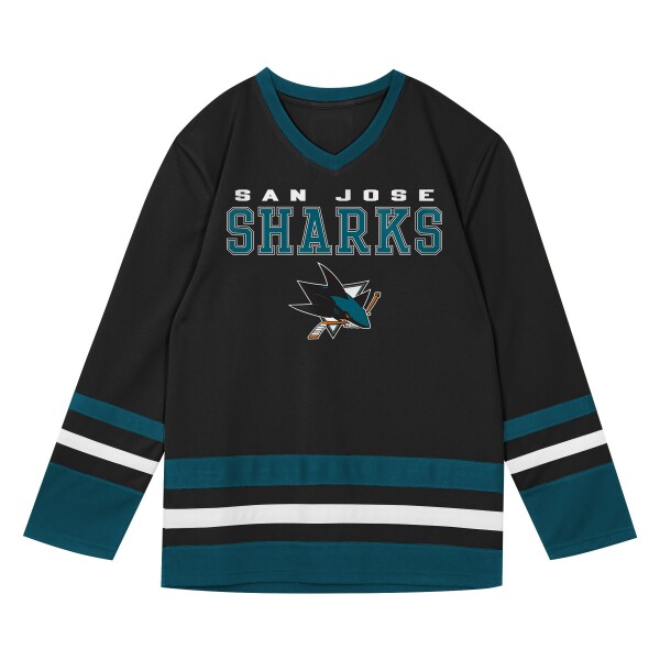 Outerstuff Dětský dres San Jose Sharks NHL Fashion Hockey Jersey Velikost: Dětské XL (13 - 15 let)