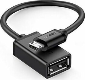 UGREEN US133 Adaptér Micro USB (M) - USB-A (F) 0.15m černá (6957303813964)