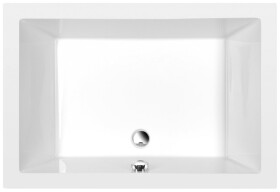 POLYSAN - DEEP hluboká sprchová vanička, obdélník 110x75x26cm, bílá 72883