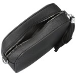 Stylová dámská koženková crossbody kabelka Danika, tmavě šedá