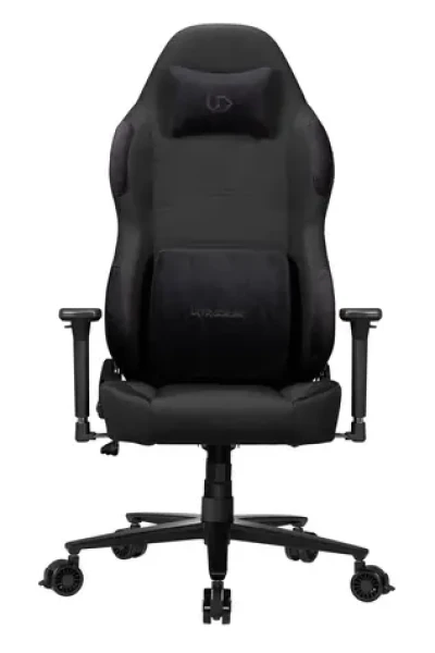 ULTRADESK OVERLORD černá / Herní křeslo / 3D područky / sklon 140° / nosnost 150 kg (UDESK-OV-BK)