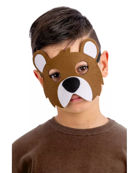 R-Kontakt.cz Maska medvěd pro děti - polomaska