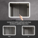 CERANO - Koupelnové LED zrcadlo Speculare - 90x70 CER-429283