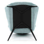 Křeslo ušák, modrá, látka, AK-H9206 BLUE2