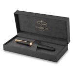Parker Sonnet Matte Black GT - plnící pero, hrot M