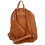 Trendy dámský koženkový kabelko-batoh Zodak, hnědý