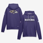 Nike Mikina Baltimore Ravens NFL Standard Issue Replay Officials Alternate Dri-FIT Hoodie Velikost: 4XL
