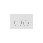 GEBERIT - Sigma40 Ovládání splachování, easy to clean, matná bílá 115.628.JT.1
